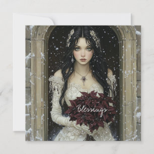 Blessings Gothous Beauty-julkort Julkort