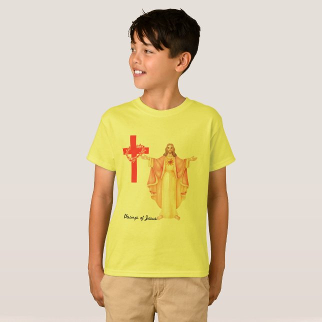 Blessings of Jesus T Shirt (Hel framsida)