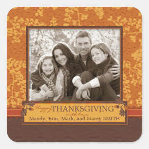Blessings Photo Sticker Fyrkantigt Klistermärke