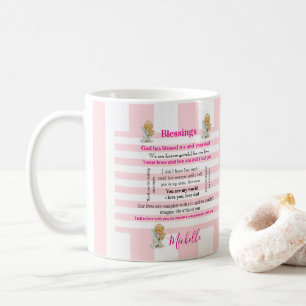 Blessings Rosa & Vitrandig Mugg