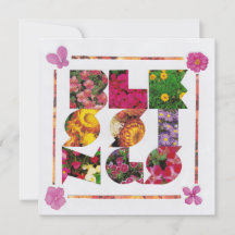 BLESSINGS Vit och Blommigt Brev Helgdag