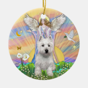 Blessings - Westie (P) Julgransprydnad Keramik