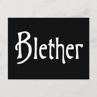 Blether lustiga Scottish slang banter scots humor Vykort