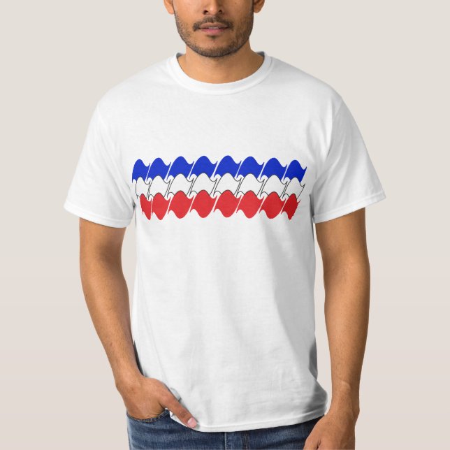 Bleu Blanc Rouge T Shirt (Framsida)