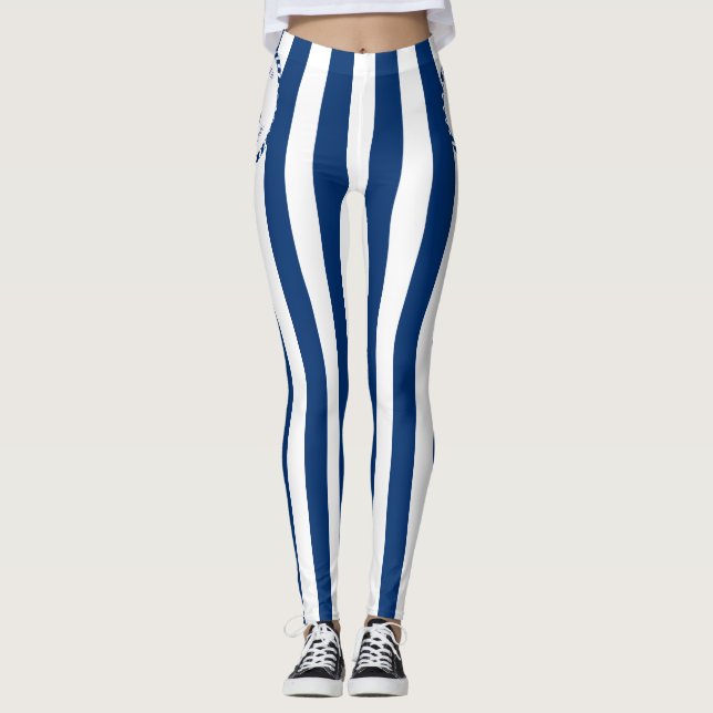 Bleu boat linear love leggings (Framsida)