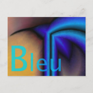 Bleu - Carte postale Vykort