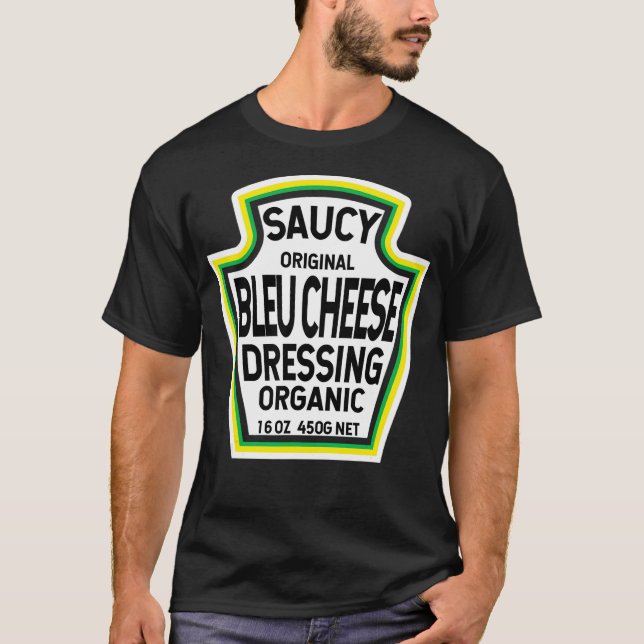 Bleu Cheese Dressing Salad Easy Halloween T Shirt (Framsida)