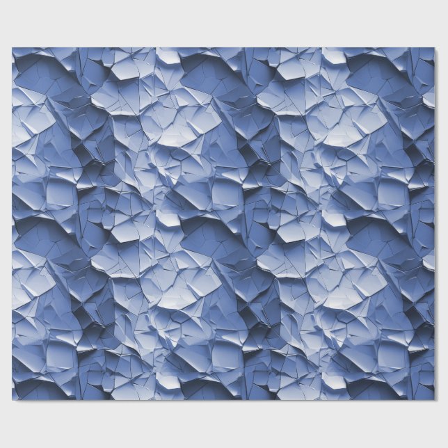 bleu craquelure Tenture Presentpapper (Platt)
