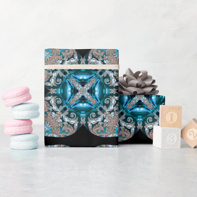 Bleu Elegant Designer Presentpapper (Baby Shower)