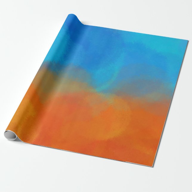 bleu orange presentpapper (Utrullad)