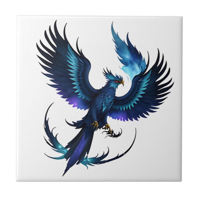 bleu phoenix kakelplatta (Framsidan)