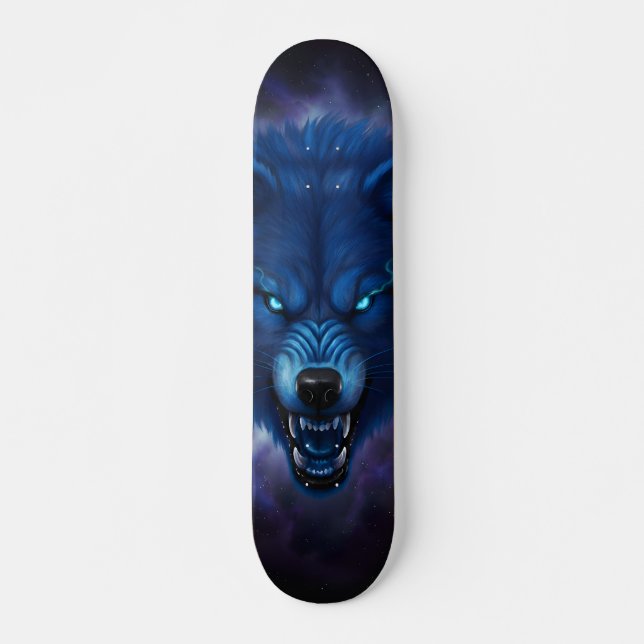 Bleu wolf  Skateboard  (Framsida)