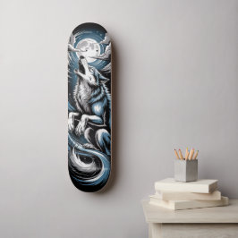 Bleu Wolf Skateboard-design Mini Skateboard Bräda 18,5 Cm