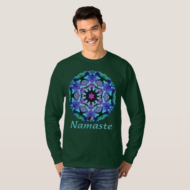 Bleus Namaste Kalejdoskop T Shirt (Hel framsida)