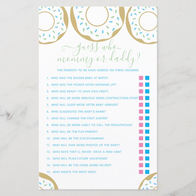 Blev du sprinklerad med Kärlek Gissa vem? Spel (Framsida)