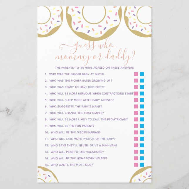 Blev du sprinklerad med Kärlek Gissa vem? Spel (Framsida)