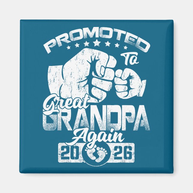 Blev farfar 2026 graviditet magnet (Framsidan)