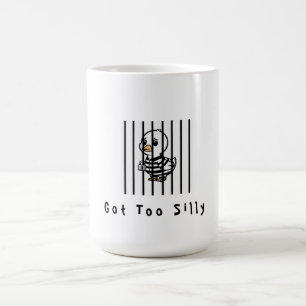 Blev för dum rolig gås kaffemugg