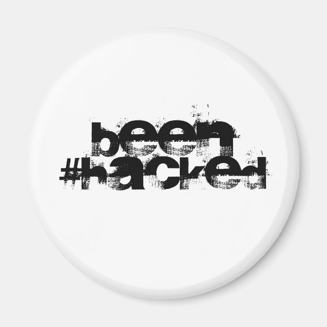 Blev hackad magnet (Framsidan)