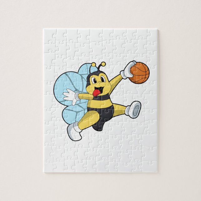 Blev som basketspelare med Basketball Pussel (Vertikal)