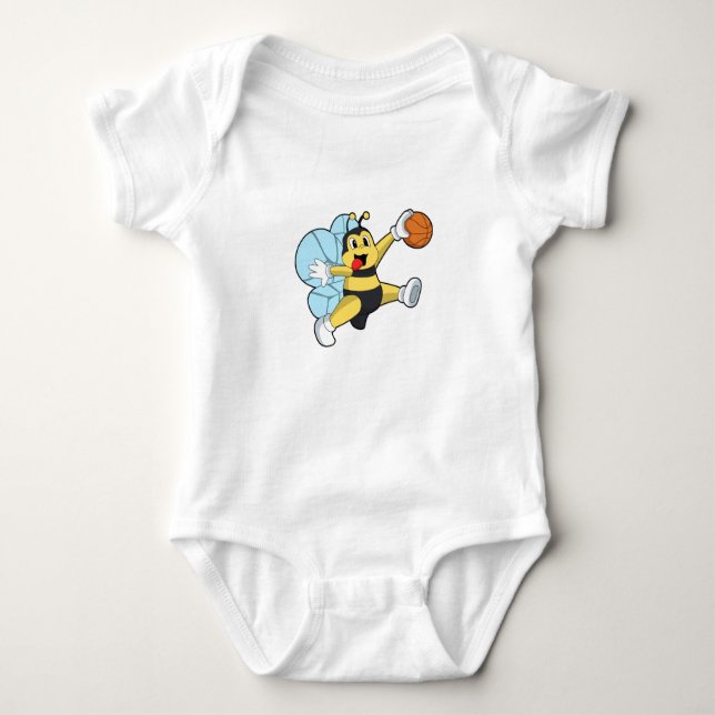 Blev som basketspelare med Basketball T Shirt (Framsida)