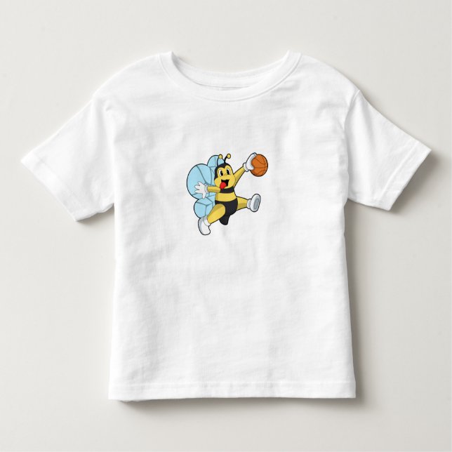 Blev som basketspelare med Basketball T Shirt (Framsida)