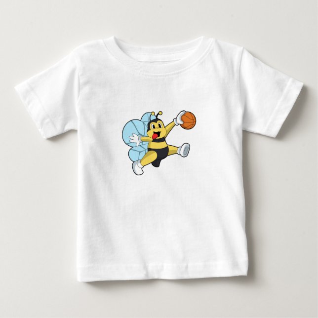 Blev som basketspelare med Basketball T Shirt (Framsida)
