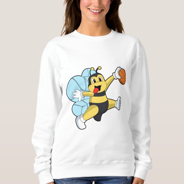 Blev som basketspelare med Basketball T Shirt (Framsida)