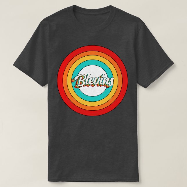 Blevins Namn Shirt Vintage Blevins Circle T (Design framsida)