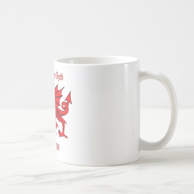 Blevins walesisk drake kaffemugg (Höger)