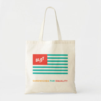 BLgT flagga Tagline Tygkasse
