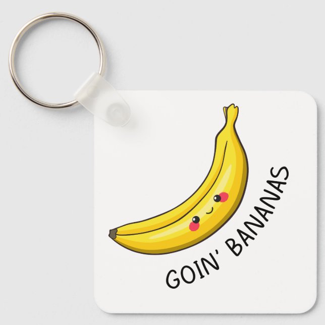 Bli bananas nyckelring (Framsida)