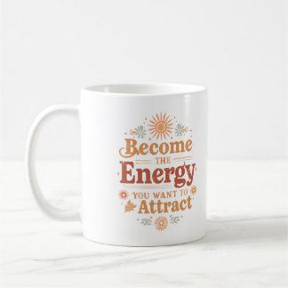 Bli Den Energi Du Vill Attrahera Boho Kaffemugg