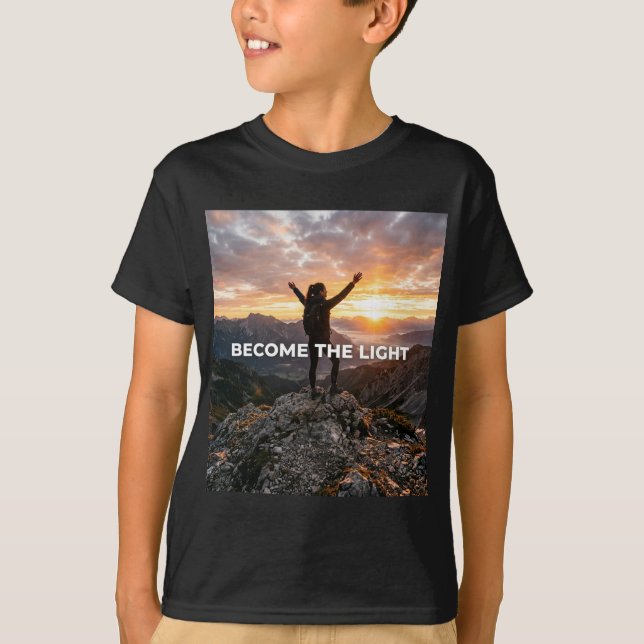 Bli det ljuset t shirt (Framsida)