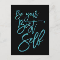 Bli din bästa självmotivation, svart citat