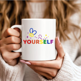 Bli Din Egen Regnbågsstolthet Söt Humla Kaffe Kaffemugg