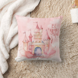 Bli-du-Tiful Palace i Rosa Cloud Burp Cloth Kudde