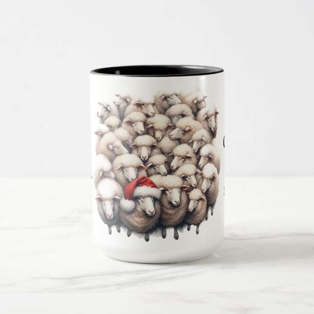 Bli en annan fårjullkaffe Mugg (Center)