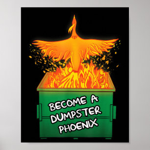 Bli en Dumpster PSöt Ss Cute Ssnix Funny Mental Poster