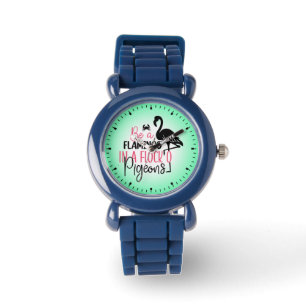 Bli en Flamingo i en Flock av svin-27308 Armbandsur