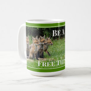 Bli en fri tunkerräv kaffemugg