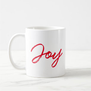 Bli en modern röd och vit jul kaffemugg