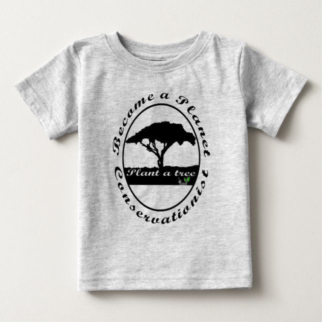 Bli en naturvårdare T-Shirt (Framsida)