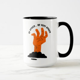 Bli en Orange i Afraid Creepy Hand Black Soil Hall Mugg
