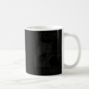 Bli en oregerbar, svart katt, knivskarp, snygg kat kaffemugg
