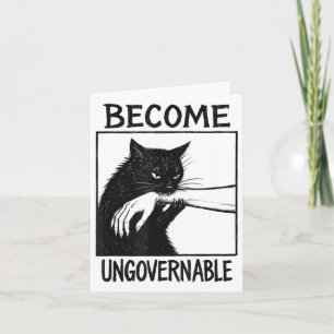 Bli en oregerbar, svart katt, knivskarp, snygg kat kort