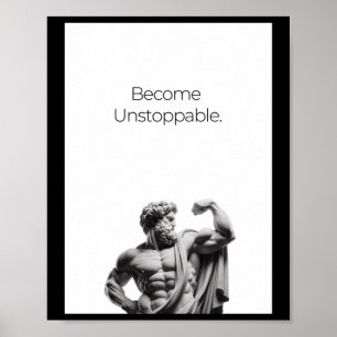 Bli en ostoppbar etikett poster