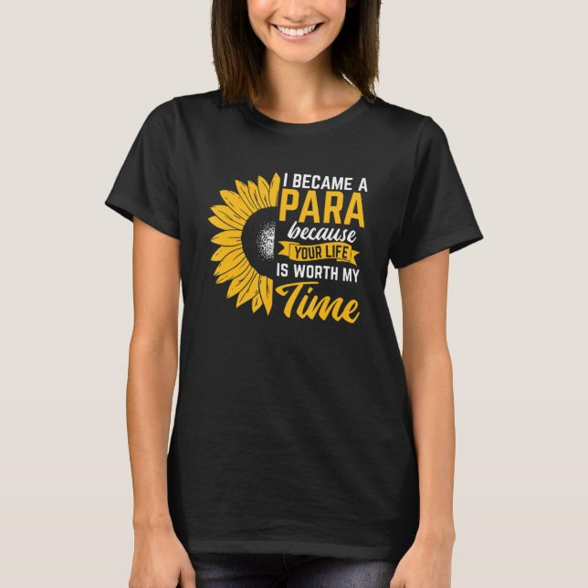 Bli en parafrö till parafraserparaprofe t shirt (Framsida)