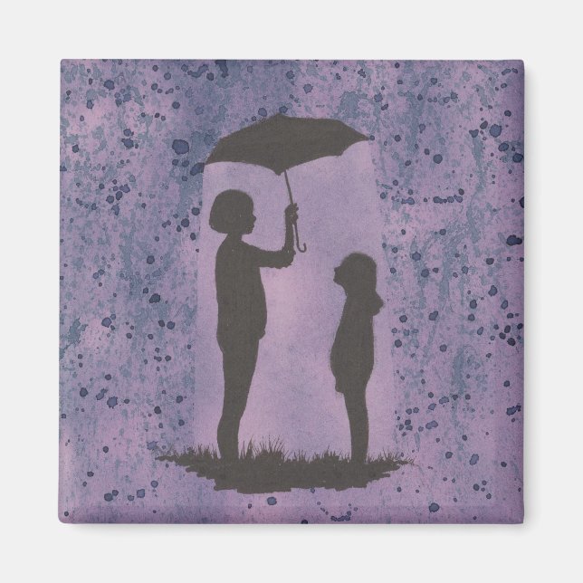 Bli en Säker rymdmagnet Magnet (Framsidan)