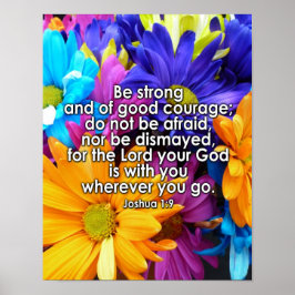 Bli en stark bibelskript poster